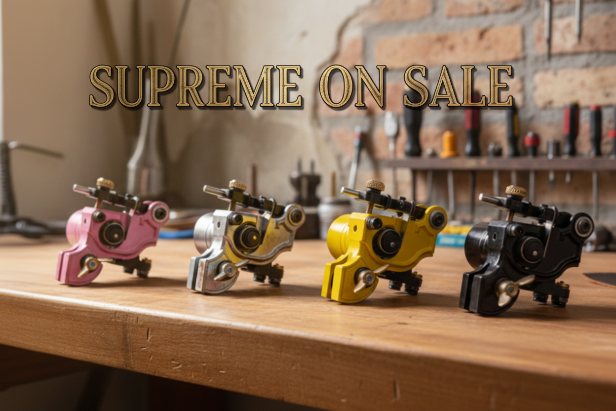 Banner Supreme on Sale - stile incisione